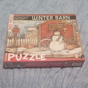 Susan Winget Winter Barn Jigsaw Puzzle 1000 Pieces